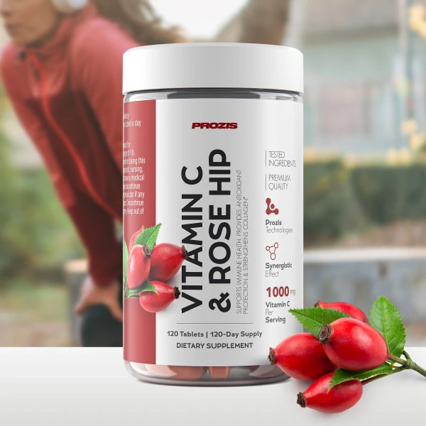 Vitamin C 1000 mg + Rose Hip 120 tablets