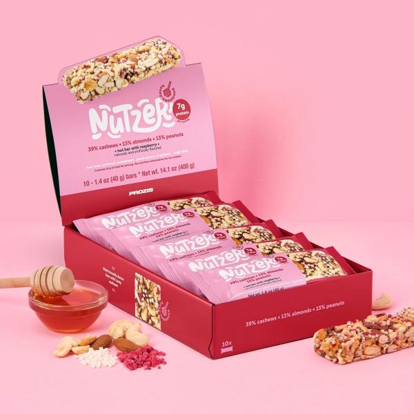 Nutzer Bar 10 ct Cashew & Raspberry