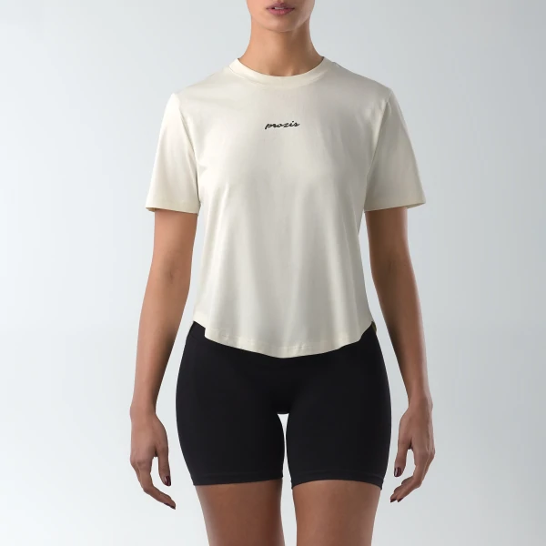 SoulSkin Crop T-Shirt - Off White