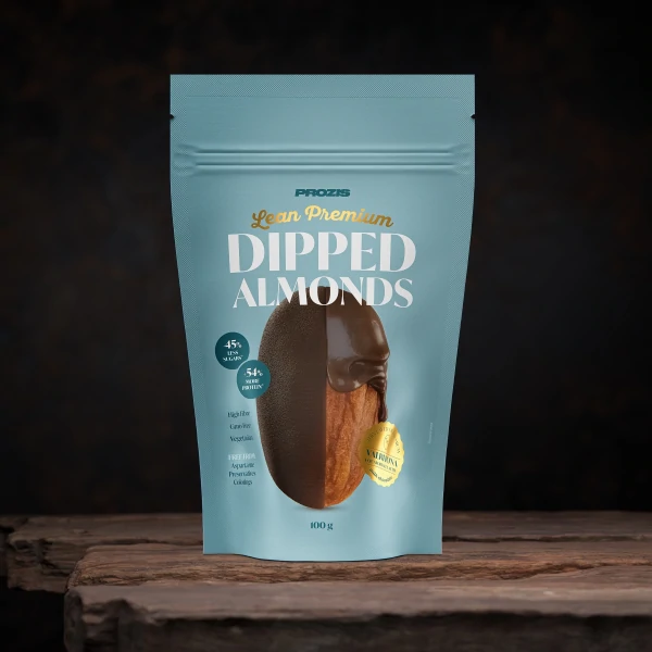 Lean Premium Dipped Almonds - Chocolate de Leite 100 g