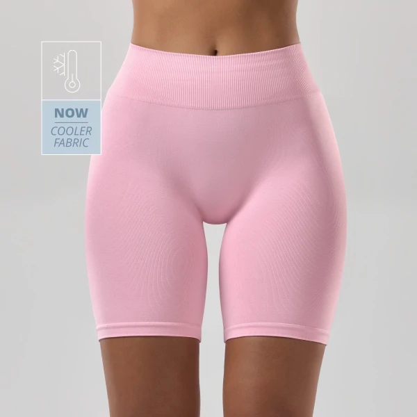 Athleisure Mid-Waist Cycling Shorts 