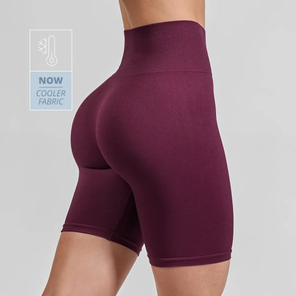 Athleisure High-Waist Cycling Shorts