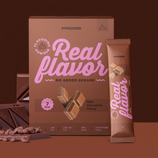 Real Flavor - Polvere Aromatizzante - 8 bustine