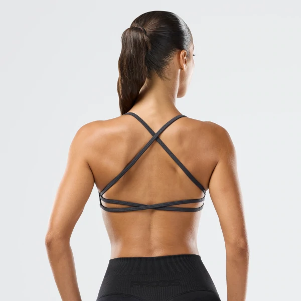 MuseFit Sport-BH mit überkreuzten Trägern am Rücken