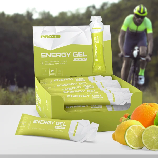 24 x Energy Gel + Koffein 50 g