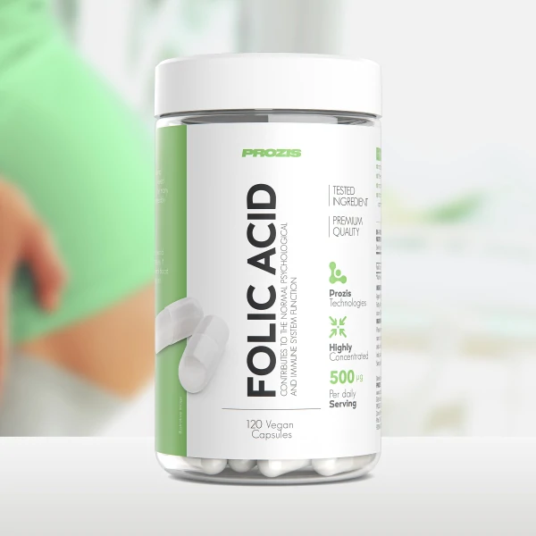 Folsäure – Vitamin B9 500 µg 120 vegane Kapseln