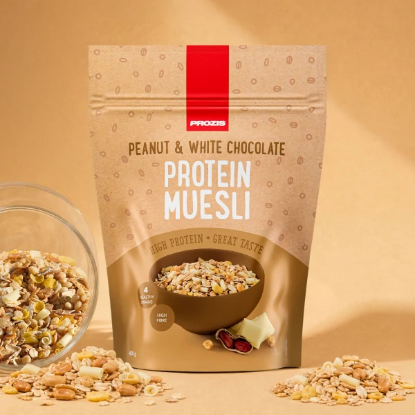 Protein Muesli 400 g Arachidi e cioccolato bianco