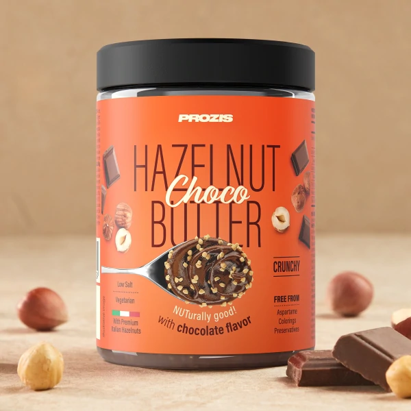 Pâte à Tartiner aux Noisettes et Chocolat - Croquante 250 g