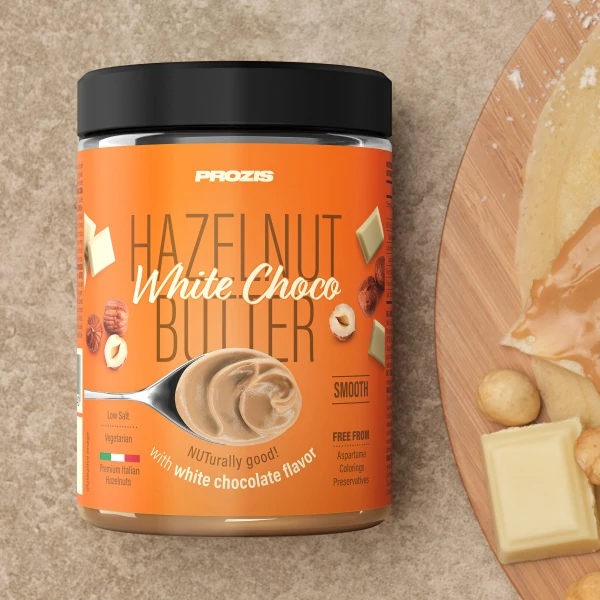 Pâte à Tartiner aux Noisettes et Chocolat Blanc - 250 g
