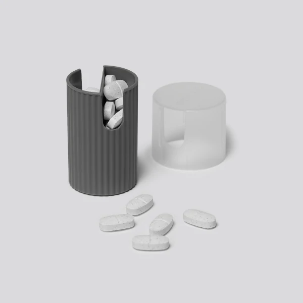 Boîte à pilules Groove Vertical