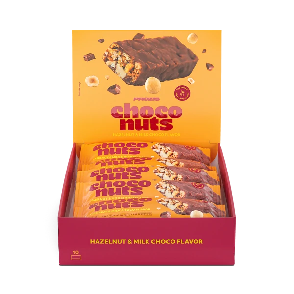 ChocoNuts - Noisette et Chocolat au Lait x 10