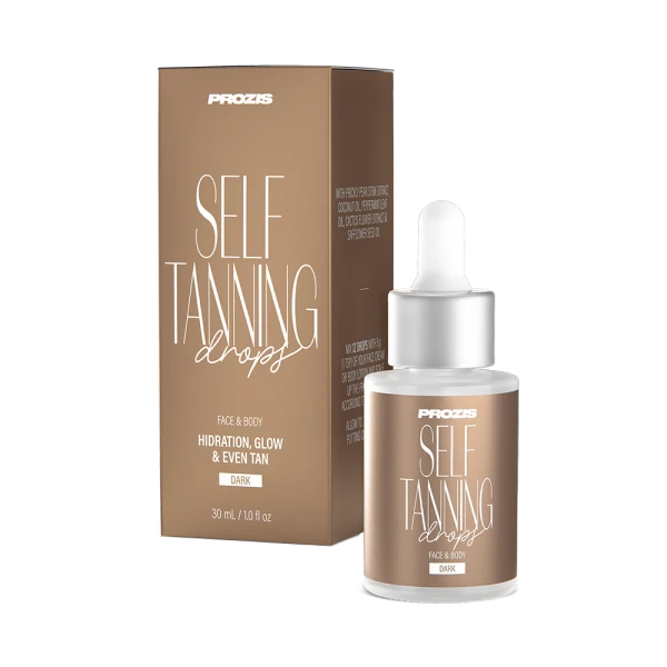 Selbstbräunungstropfen für Körper und Gesicht - Dunkel 30 ml


