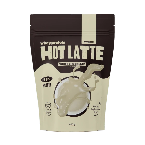 Hot Latte with Whey Protein 400g - White Chocolate