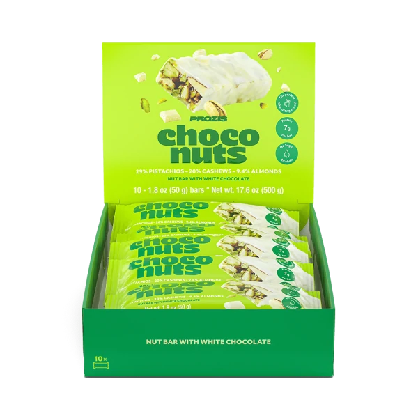 ChocoNuts - Pistachio & White Choco 10 ct