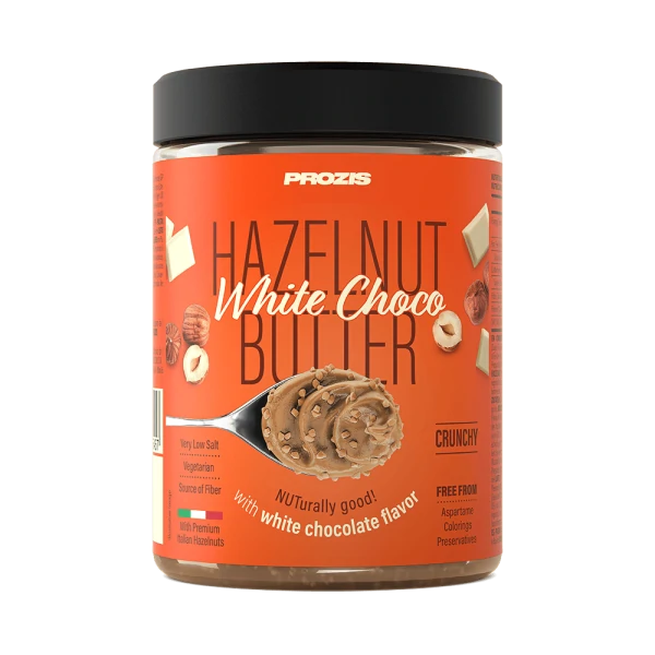 Pâte à Tartiner aux Noisettes et Chocolat Blanc - Croquante 250 g