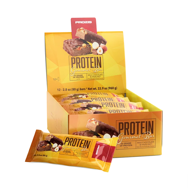 Protein Gourmet Bar 12 ct Chocolate & Hazelnuts