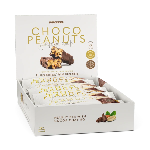 Choco Peanuts Bar 10 ct Peanut & Milk Chocolate