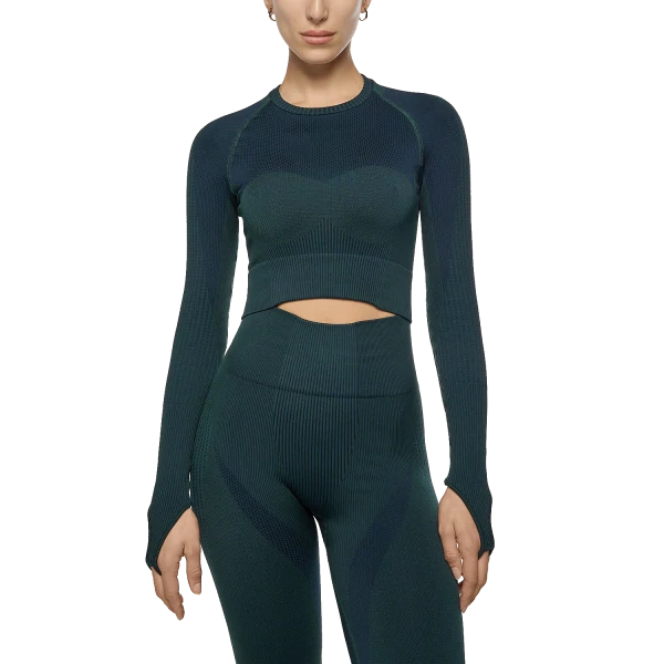 Crop Top à Manches Longues Power Peach Girls