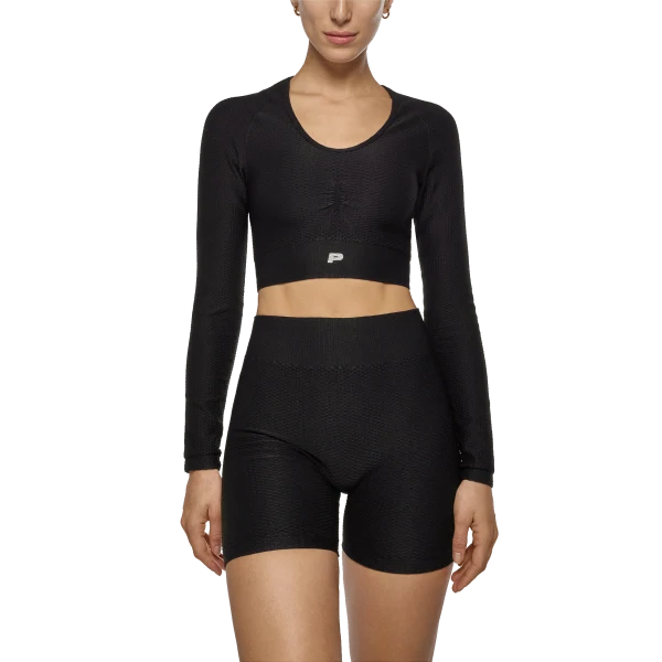 Crop Top à Manches Longues Peach Perfect FX