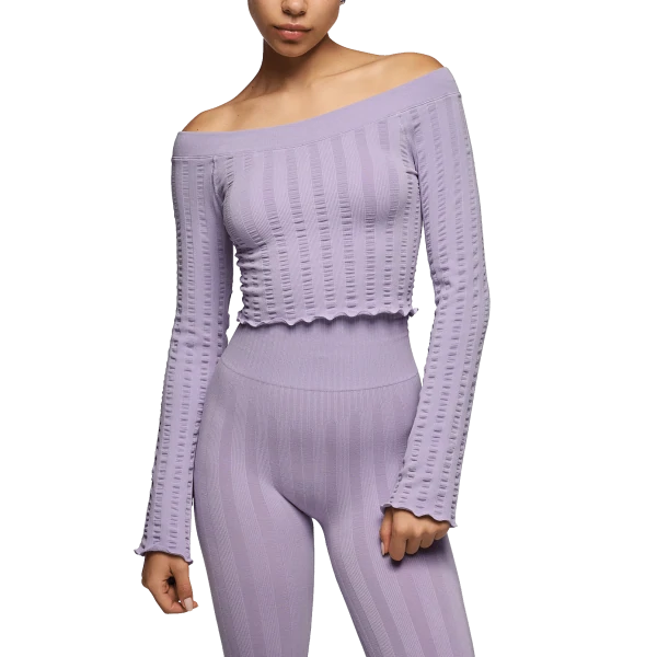 Good Karma Langarm-Crop Top