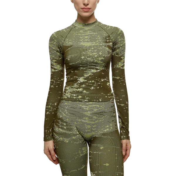 Maillot de Corps à Manches Longues Glitch