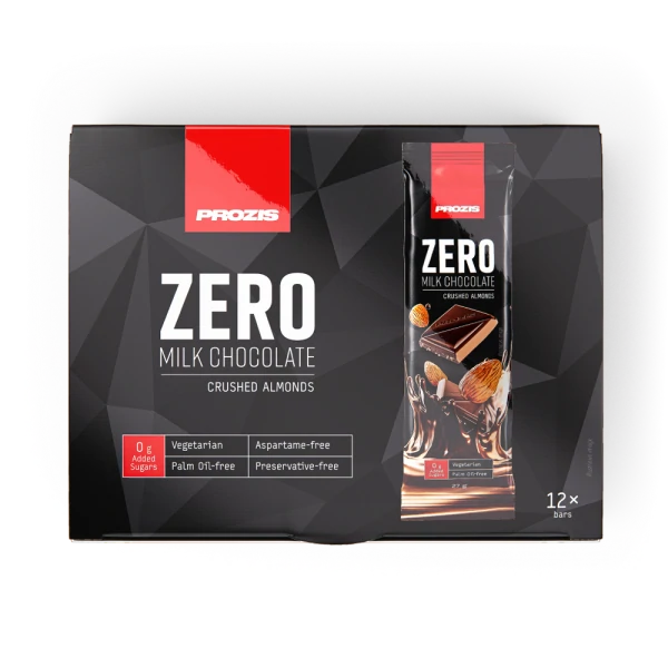 Zero Milk Chocolate - Almonds - 12 bars