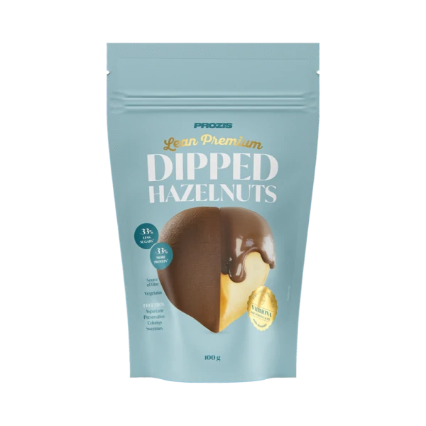 Lean Premium Dipped Hazelnuts - Milk Chocolate 100 g