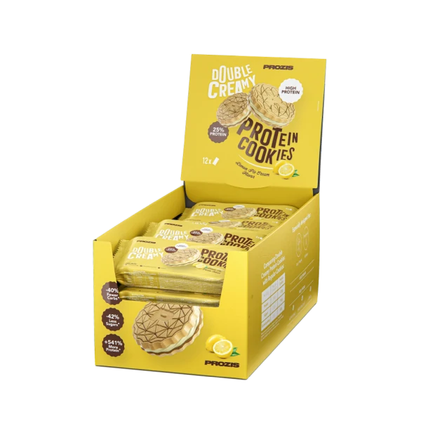 Double Creamy Protein Cookies (12 packs of 4) - Lemon Pie Cream
