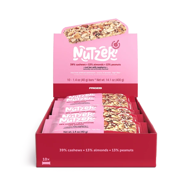 Nutzer Bar 10 ct Cashew & Raspberry