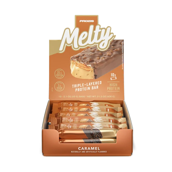 Melty - Low Sugar Protein Bar 10 ct Caramel