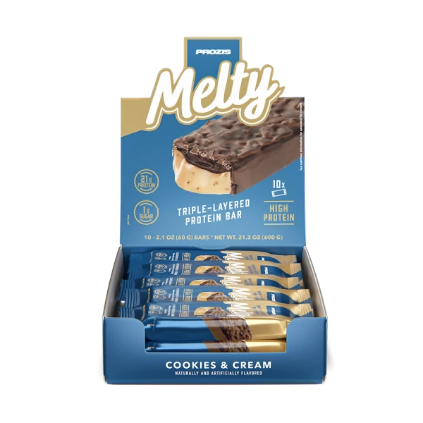 Melty - Low Sugar Protein Bar 10 ct Cookies and Cream