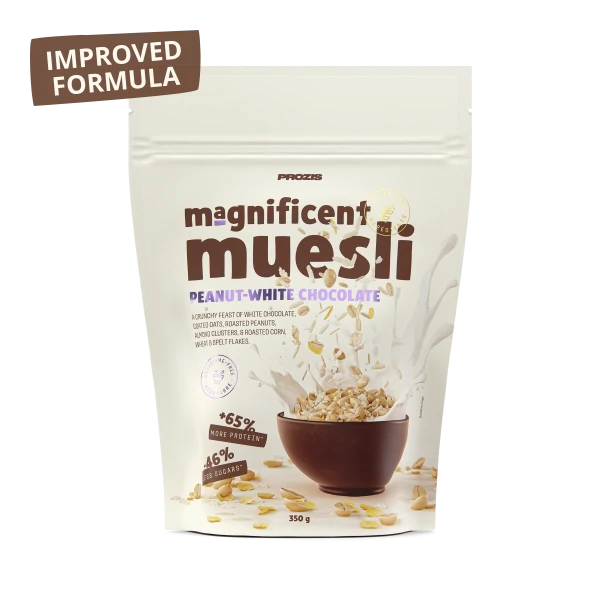 Magnificent Muesli - Arachidi e Cioccolato Bianco 350 g