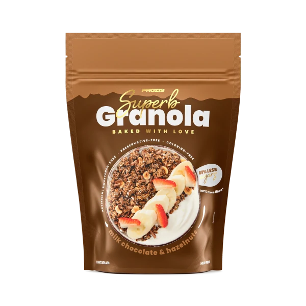 Superb Granola - Cioccolato al Latte e Nocciole 275 g