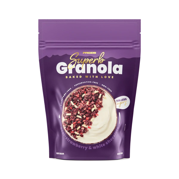 Superb Granola - Acai-Strawberry & White Chocolate 250g