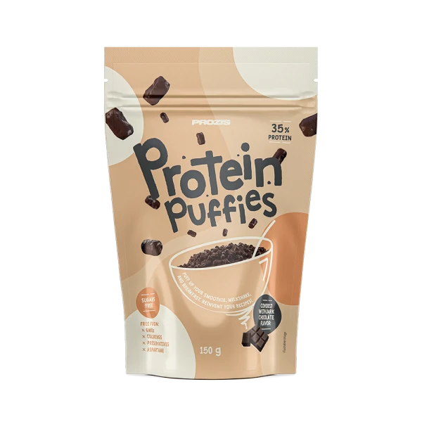 Protein Puffies - Dark Chocolate Coating 150 g