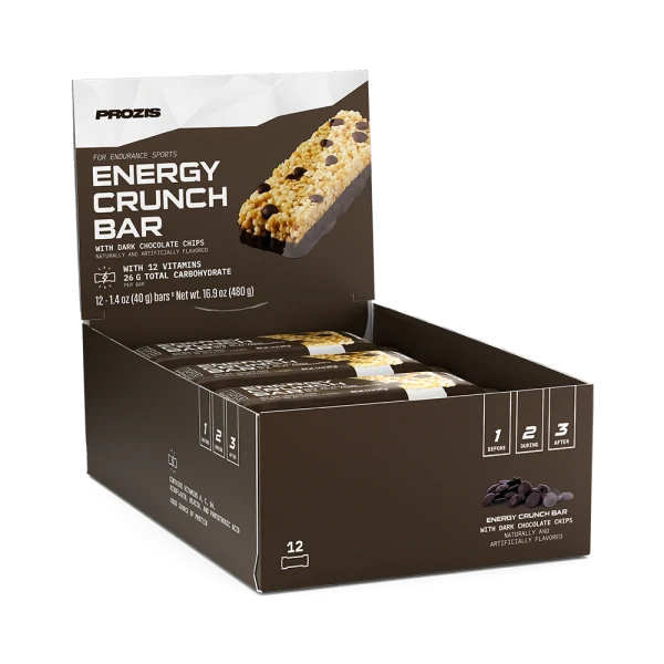 Energy Crunch Bar 12 ct Dark Chocolate Chips