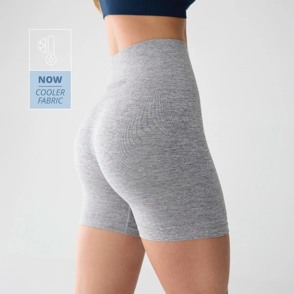 Athleisure Shorts mit hohem Bund