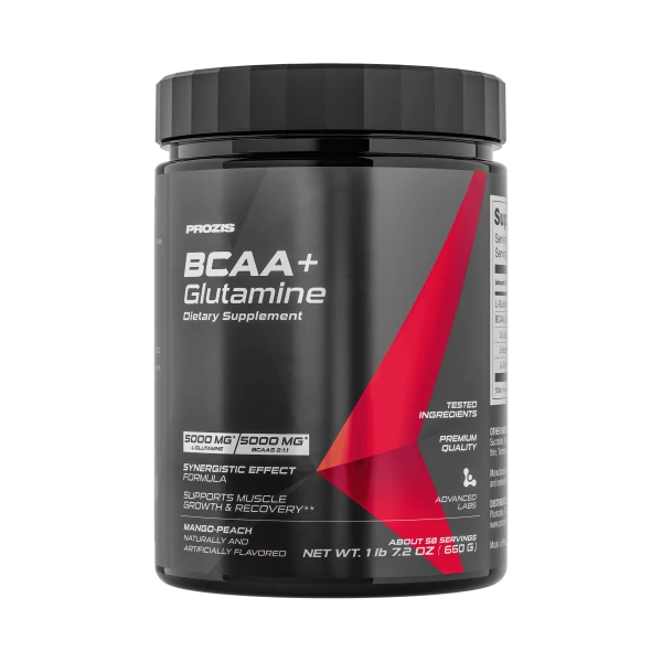 BCAA + Glutamine 23.2 oz, 58 servings