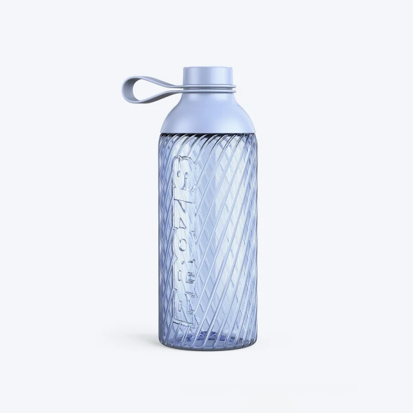Spiral Shaker Bottle - Brunnera Blue