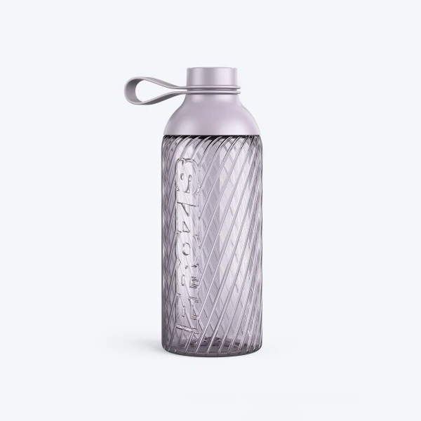 Spiral Shaker Bottle - Soft Lilac
