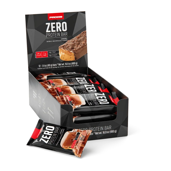 Zero Protein Bar - Low Sugars 12 ct Caramel