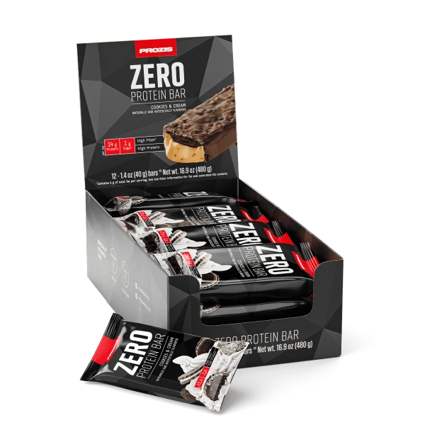 Zero Protein Bar - Low Sugars 12 ct Cookies and Cream