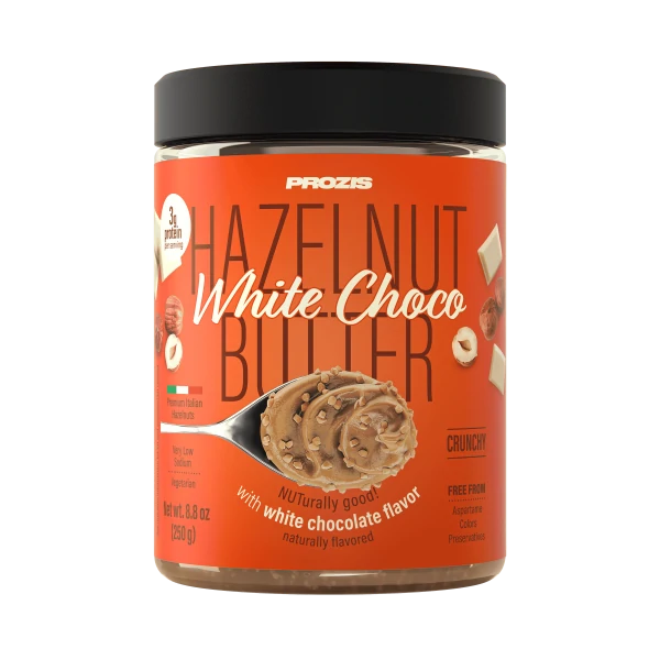 Hazelnut-White Choco Butter - 8.8 oz Crunchy