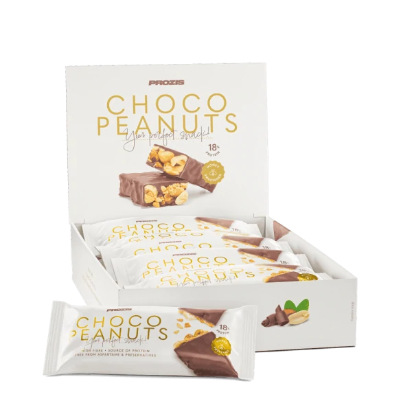 Choco Peanuts - Barre aux Cacahouètes et Chocolat au Lait x 10