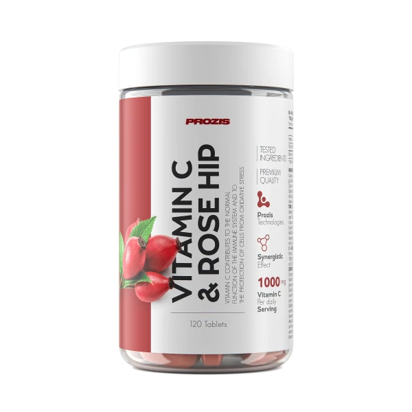 Vitamin C 1000 mg + Rose Hip 120 tabs