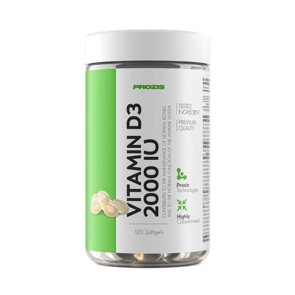 Vitamin D3 2000 IU 120 softgels