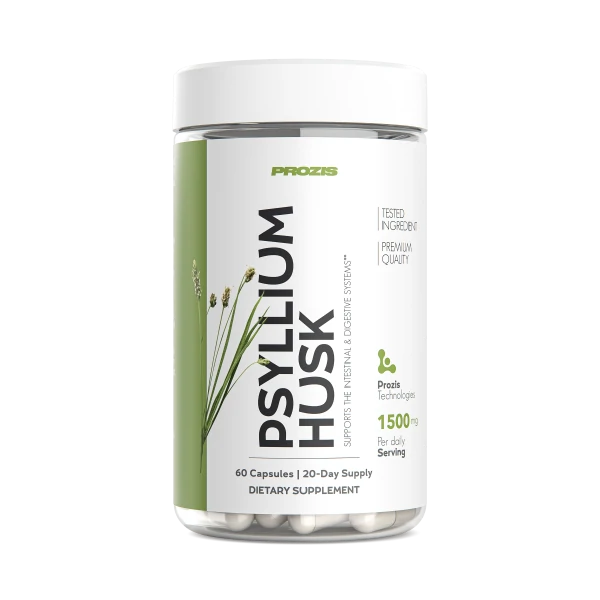 Psyllium Husk 1500 mg 60 veg capsules
