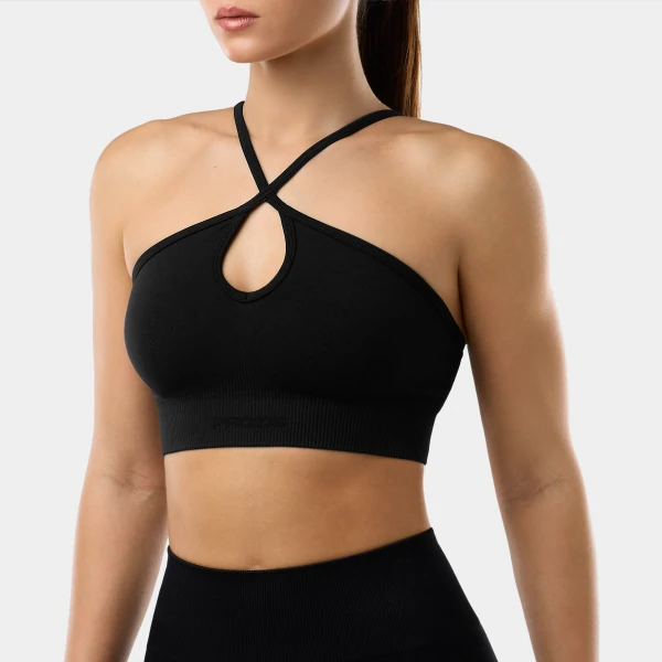 Athleisure Cross-Front Sports Bra 