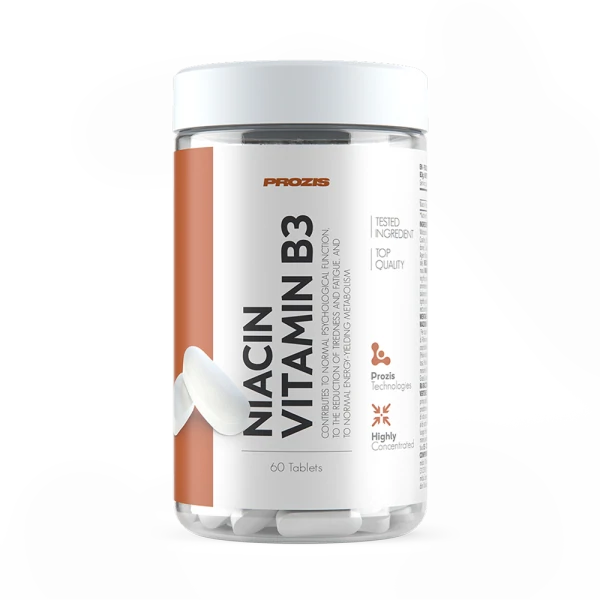 Niacine Vitamine B3 500 mg 60 comprimés