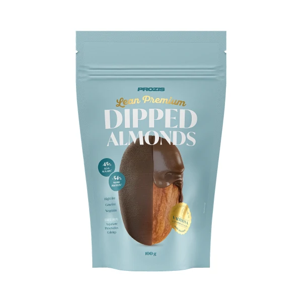 Lean Premium Dipped Almonds - Chocolate de Leite 100 g